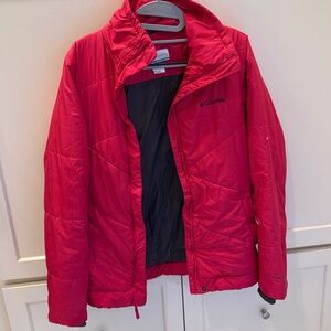 Columbia Vibrant Red Insulated Jacket
